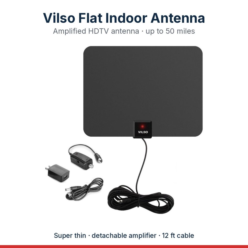 Vilso flat indoor antenna