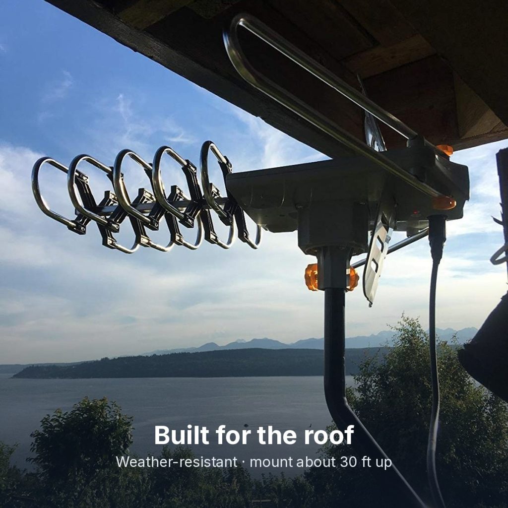 Installed on a roof